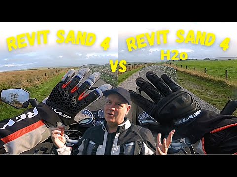 Rev It Sand 4 h2o - Revit Sand 4 vs Sand 4 H2o Gloves - Summer motorcycle gloves with touch screen.