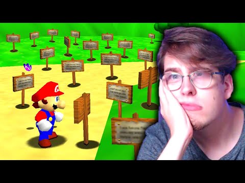 I read all the signs in Mario 64...