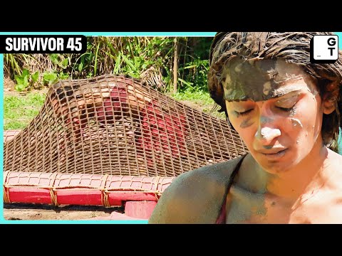 J. Maya Gets Stuck In The Mud! - Immunity Challenge Pt.1 | SURVIVOR S45 E6