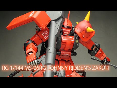 RG 1/144 MS-06R-2 JOHNNY RIDDEN’S ZAKU II - Painted Build