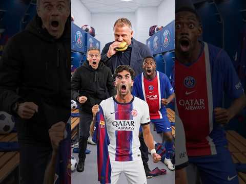 🚨😂 ¡FERRAN ESTÁ EN EL VESTUARIO DEL PSG! ¡Y FLICK LA LÍA! 🤣🔥 #ferran #champions #hansiflick #barça