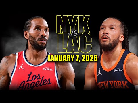 New York Knicks vs Los Angeles Clippers Full Game Highlights – January 7, 2026 | NBA Season