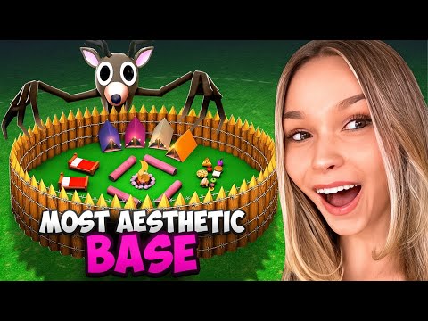 I Built The MOST Aesthetic Base in 99 Nights in the Forest!