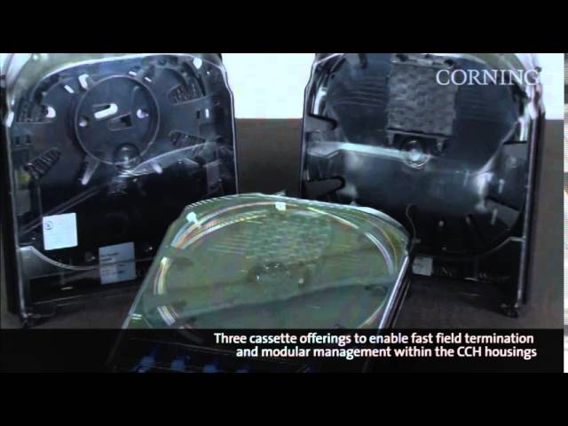 corning Panel fiber 19in 1u cch closet conn hous.