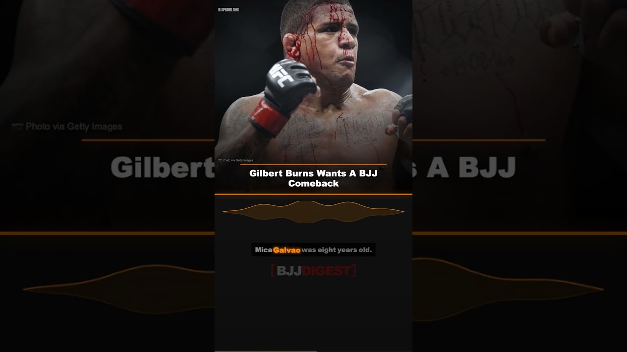Gilbert Burns Wants a BJJ Comeback #Shorts