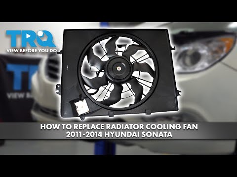 How to Replace Radiator Cooling Fan 2011-2014 Hyundai Sonata