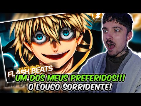 (EU AMO ELEEE!) REAGINDO ao FLASH BEATS - Sempre Sorrindo [Luck/Black Clover] / Prod. Yuta | REACT