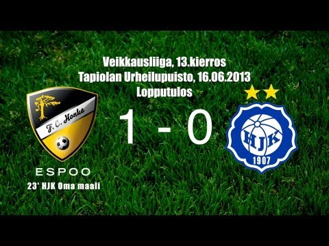 HonkaTV kooste: FC Honka - HJK 1-0 [16.06.2013]