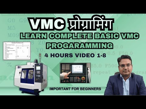 VMC programming complete video - vmc machine programming - cnc milling machine programming 4 hours