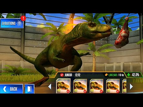 NEW LEGENDARY JUNIOR MAX LEVEL 40 | JURASSIC WORLD THE GAME