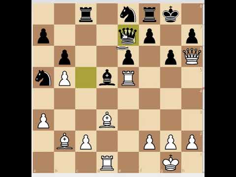 lectia de sah 025 -  Procedee de mat prin rezolvarea de exercitii tactice.