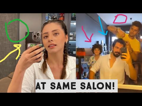 halil ibrahim ceyhan and sıla türkoğlu at Same Salon!