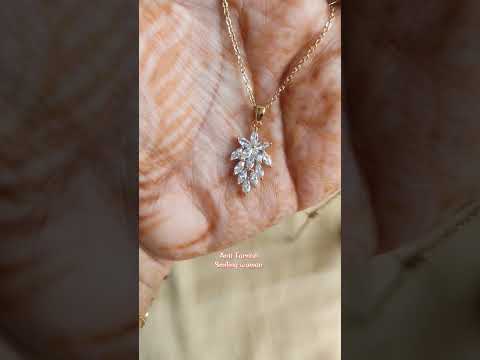 Beautiful ad stone locket / Anti tarnish/ 18 k gold plated / Hypo allergenic