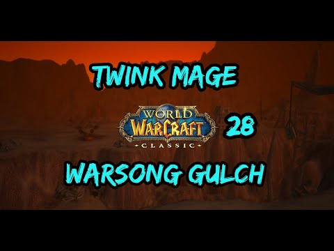 WoW Classic Twink 29 Battleground 28. Fire Mage. World of Warcraft Warsong Gulch