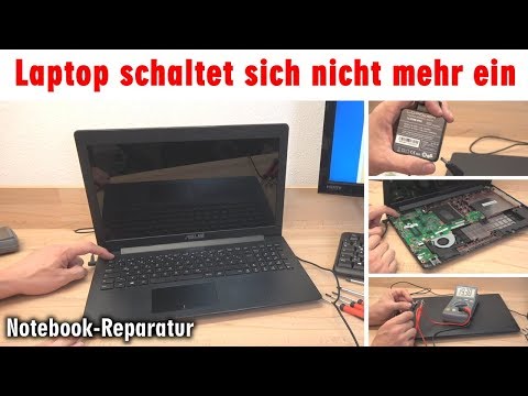 Notebook lässt sich nicht einschalten Bildschirm bleibt schwarz