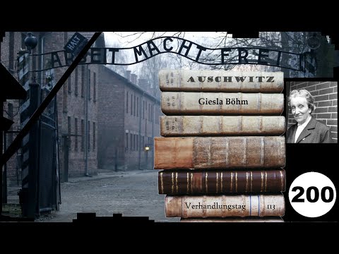 (200) Zeuge: Giesla Böhm - Frankfurter-Auschwitz-Prozess