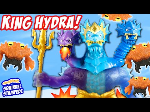 Heroes of Goo Jit Zu King Hydra and Ultra Rare Exoshock Crab Unique Figures of Deep Goo Sea Review