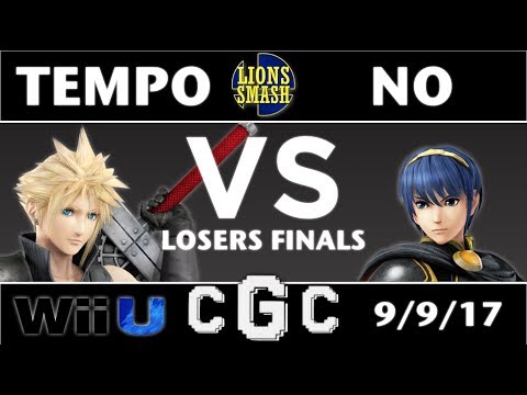 CGC Smash Fall 2017 - Tempo (Cloud, Falcon) vs No (Marth, Sheik, ZSS) - Smash 4 Losers Finals