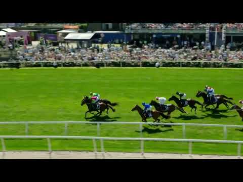 Drone captures the photo finish to the Lexus Melbourne Cup