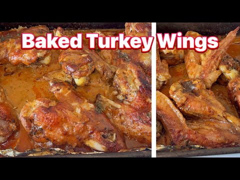 Southern Baked Turkey Wings & Gravy Recipe | Soul Food Turkey Wings Recipe