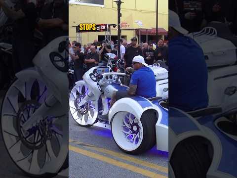 Wild Custom 3-Wheel Bagger Motorcycle | Trike Build - Bike Week Madness! #motorcycle #motos #bikers