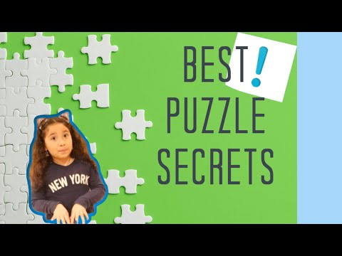 QUICKLY SOLVE A 100 PIECE JIGSAW PUZZLE in 3 STEPS!!!