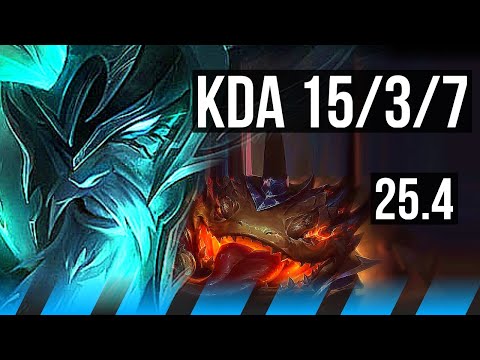 PANTHEON vs TAHM KENCH (MID) | 15/3/7, Godlike | EUW Diamond | 25.4