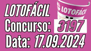 ???? Lotofácil de Hoje, LOTOFÁCIL de hoje 17/09, Resultado Lotofácil de hoje,