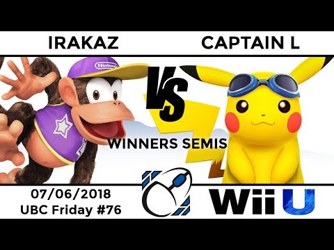UBC Friday #76: Winners Semis - Irakaz (Diddy Kong) vs Captain L (Pikachu)