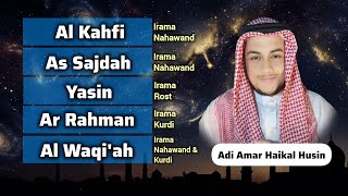 Download lagu 5 Surat Populer - Irama Nahawand/Rast/Kurdi || Adi Amar Haikal Husin mp3