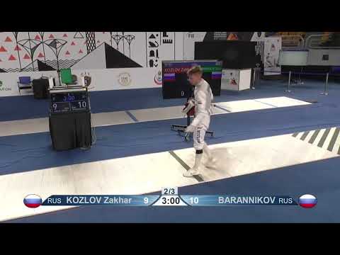 Cairo Worlds 2021 JMF - L8 - Kozlov RUS v Barannikov RUS