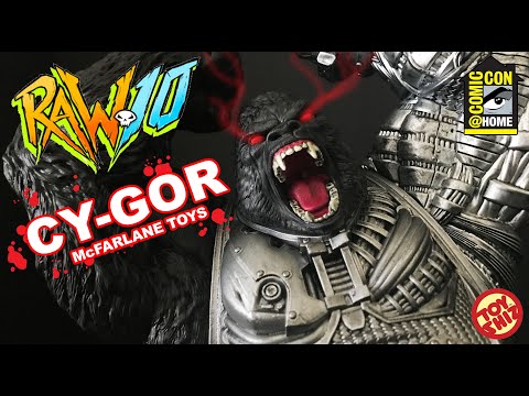 COMIC CON @HOME New RAW 10 "CY-GOR" by McFARLANE TOYS!