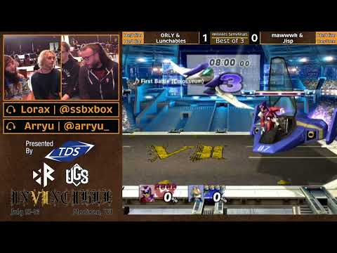 Invincible VII - Winners Semifinals - ORLY + Lunchables Vs. mawwwk + Jisp