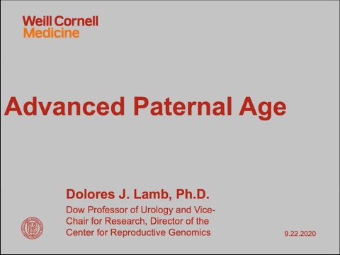 9.21.2020 Urology COViD Didactics - Paternal Aging and Implications on Male Fertility​
