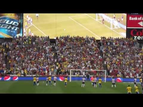 Neymar's Goal (PK) (USA vs. Brazil) May 30th, 2012
