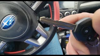 17 Subaru Forester Programming Lost Key and Remote Autel IM508 #locksny