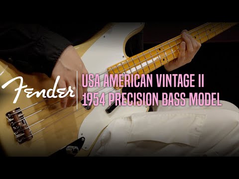 Fender USA American Vintage II 1954 Precision Bass Model Demo -  by Bassist 이준희 (Junhee Lee)