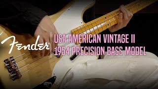 Video thumbnail for Fender USA American Vintage II 1954 Precision Bass Model Demo -  by Bassist 이준희 (Junhee Lee) by Music Force Official