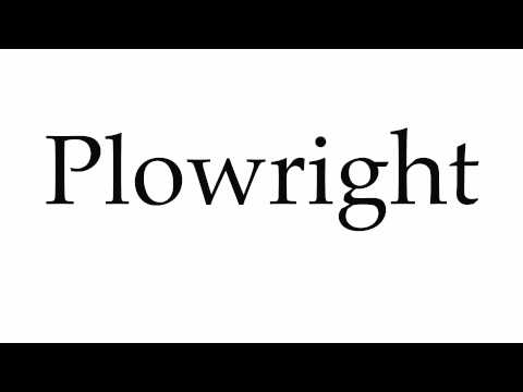 How to Pronounce Plowright