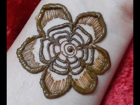2 beautiful floral flower 🌼| learn floral flowers 😍| henna design | mehendi design flower😍