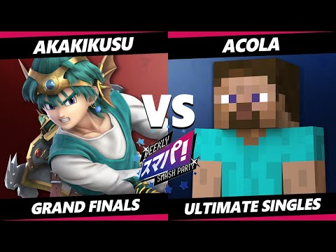 Sumapa 207 GRAND FINALS - Acola (Steve) Vs. Akakikusu (Hero) Smash Ultimate - SSBU