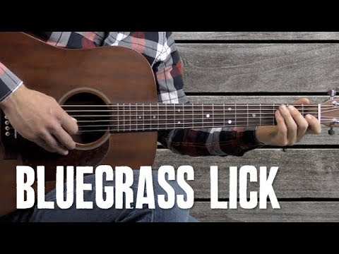 Bluegrass Guitar Licks in F - Lick 1 - Bluegrass Lick Library