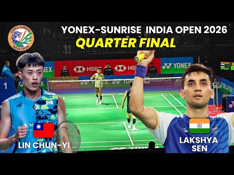 MUST-WATCH MATCH!!! Lakshya Sen vs Lin Chun-Yi | India Open 2026