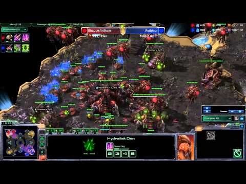 SC2:HotS Replay VOD with Live Commentary 1v1 ZvZ