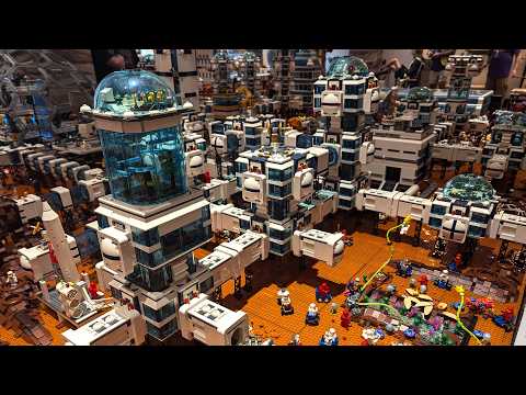 Massive LEGO Mars Base Built by 30 People! Brick Rodeo 2024