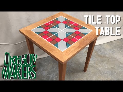 Tile Top Table