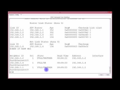 Cisco CCNA R/S Labs - Configuring OSPF in a MultiAccess topology