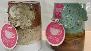 #15 Pottery Kiln Opening - Red Rock Platter, Aurora Green Pedestal Bowl and Peony Vases