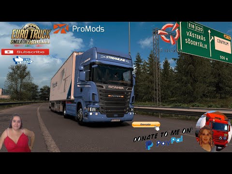Euro Truck Simulator 2 (1.39) Scania R730 2009 Megamod Delivery to Karlastad Sweden + DLC's & Mods
