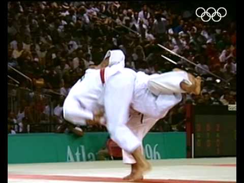 David Douillet Wins Gold - Men's Judo Heavyweight + 100kg | Atlanta 1996 Olympics